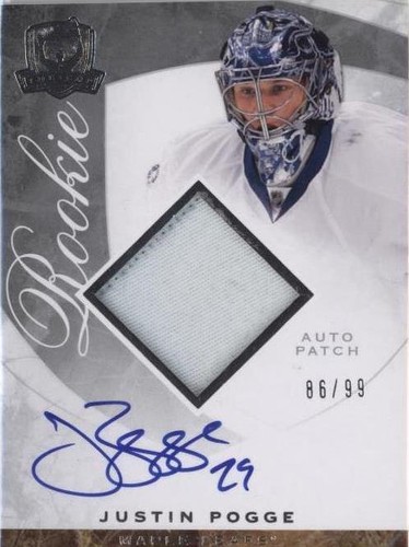 2008-09 Upper Deck The Cup - Justin Pogge #145