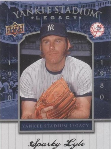 2008 Upper Deck Yankee Stadium Legacy Stadium Box Set - Sparky Lyle #45