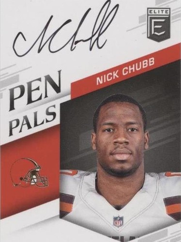 2018 Donruss Elite Nick Chubb #PP-NC