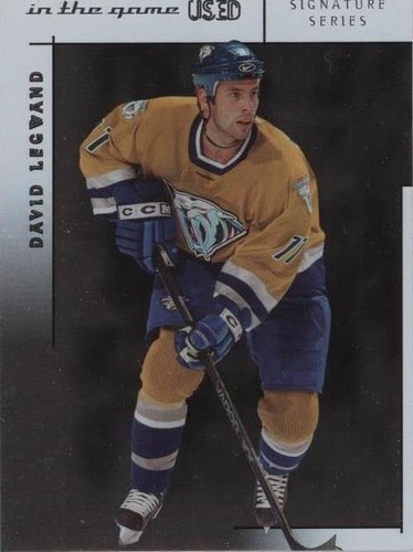2003-04 In the Game-Used Signature Series - David Legwand #70