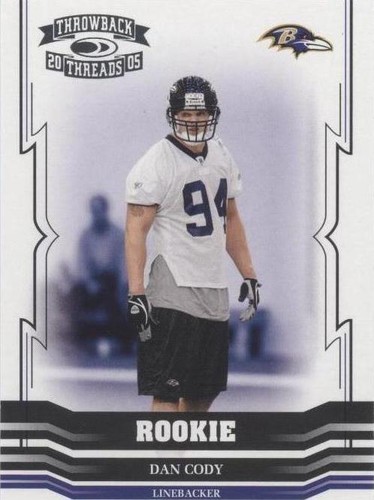 2005 Donruss Throwback Threads Dan Cody #164