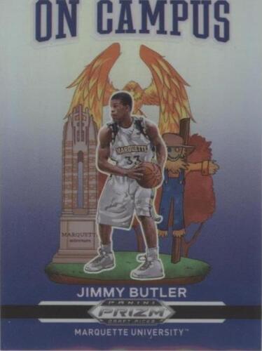 Jimmy Butler 2021 Prizm Green Pulser #/25 NBA Card From