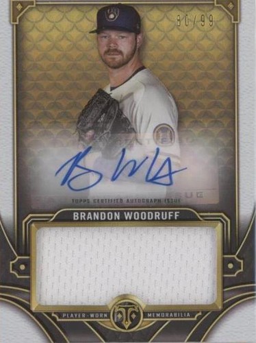 2022 Topps Triple Threads - Brandon Woodruff #ASJR-BW