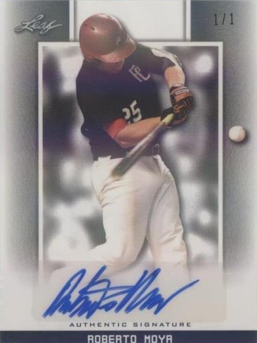 2019 Leaf Perfect Game National Showcase - Roberto Moya #BA-RM2