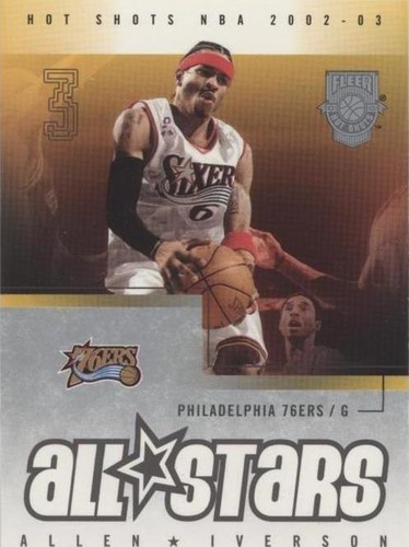 Allen Iverson 2002-03 Fleer Ultra #82 Philadelphia 76ers HOF