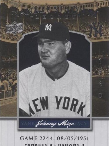 2008 Upper Deck - Johnny Mize #YSL2244