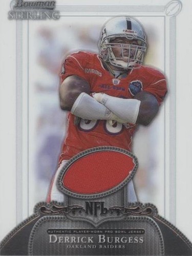 2006 Bowman Sterling Derrick Burgess #BS-DB