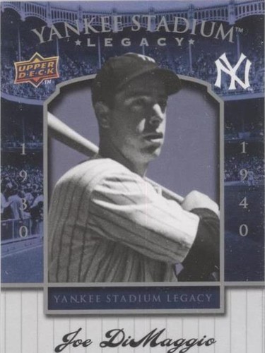 2008 Upper Deck Yankee Stadium Legacy Stadium Box Set - Joe DiMaggio #16