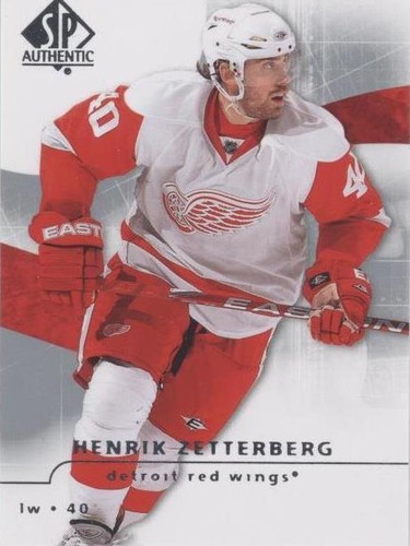 2008-09 SP Authentic - Henrik Zetterberg #67