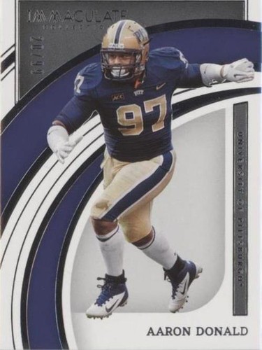 2022 Panini Immaculate Collection Collegiate Aaron Donald #28