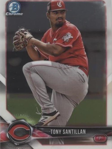2018 Bowman Chrome - Antonio Santillan #BCP206