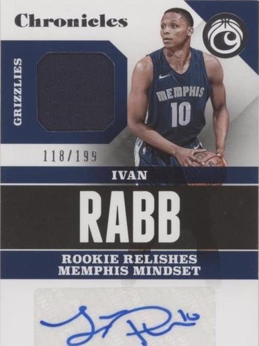 2017-18 Panini Chronicles - Ivan Rabb #CSS-IRB