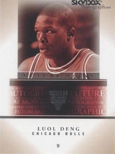2004-05 Skybox Autographics - Luol Deng #8 FS