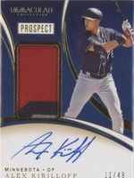 2020 Panini Immaculate Collection - Alex Kirilloff #PPA-AK