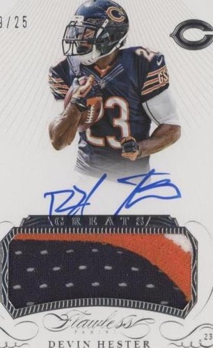 2015 Panini Flawless Devin Hester #GPA-DH