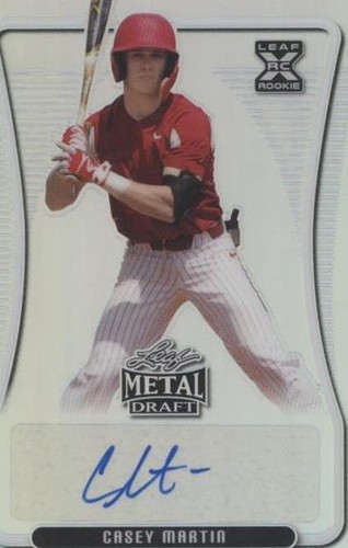 2020 Leaf Metal Draft - Casey Martin #BA-CM1