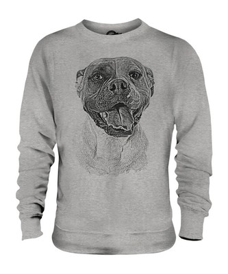 AMERICAN BULLDOG SKIZZE UNISEX SWEATER PULLOVER PULLI SWEATSHIRT HERREN DAMEN