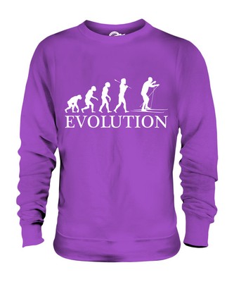 SKILANGLAUF EVOLUTION DES MENSCHEN UNISEX SWEATER PULLOVER PULLI HERREN DAMEN