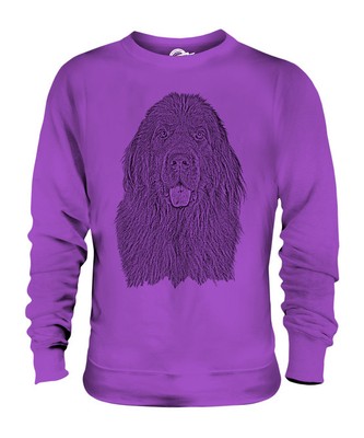 NEUFUNDLÄNDER SKIZZE UNISEX SWEATER PULLOVER PULLI SWEATSHIRT HERREN DAMEN
