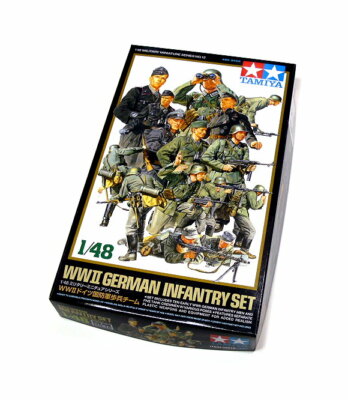 Tamiya Military Model 1/48 WWII German Infantry Set Scale Hobby 32512