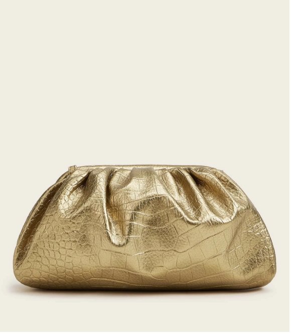 Gold clutch bag ebay hot sale