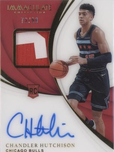 2018-19 Panini Immaculate Collection - Chandler Hutchison #104