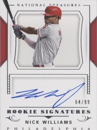 2018 Panini National Treasures - Nick Williams #RS-NW