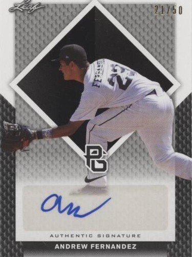 2016 Leaf Perfect Game National Showcase - Andrew Fernandez #BA-157