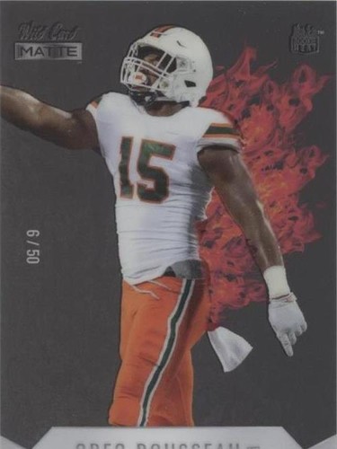 2021 Wild Card MATTE Greg Rousseau #MRHR-19