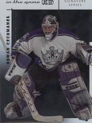 2003-04 In the Game-Used Signature Series - Roman Cechmanek #69