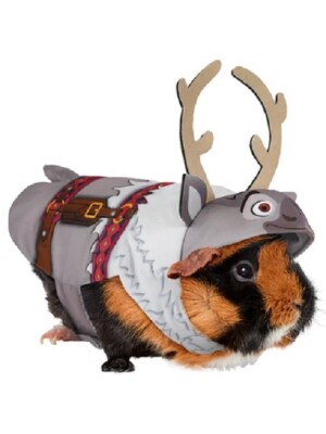 Disney Frozen Sven Reindeer Pet Dog Cat Guinea Pig Halloween Costume XS
