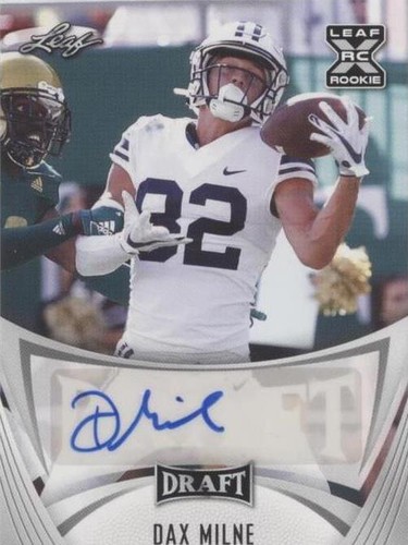 2021 Leaf Draft Dax Milne #BA-DM2