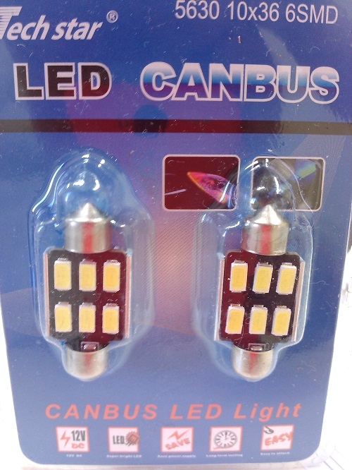 COPPIA LAMPADINE LUCI POSIZIONE AUTO TUNING 12V LED LIGHT BULB 50000 ORE BIANCA