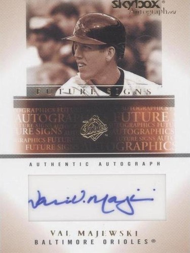 2005 Skybox Autographics - Val Majewski #FSA-VAM