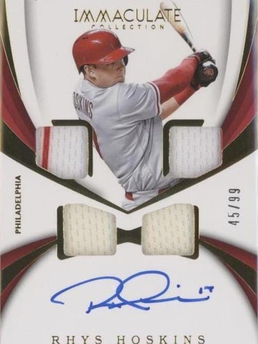 2018 Panini Immaculate Collection - Rhys Hoskins #RQM-RH
