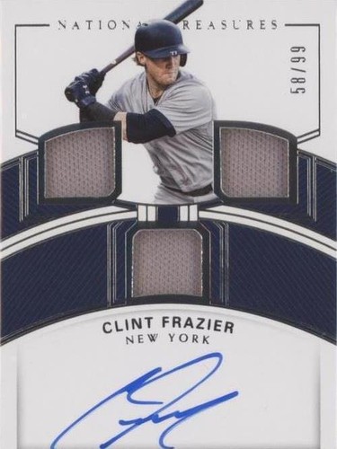 2018 Panini National Treasures - Clint Frazier #RTM-CF