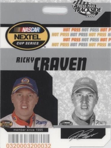 2004 Press Pass Trackside - Ricky Craven #HP 4