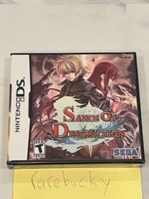 Sands of Destruction (Nintendo DS) NEW SEALED Y-FOLD NEAR-MINT, RARE!