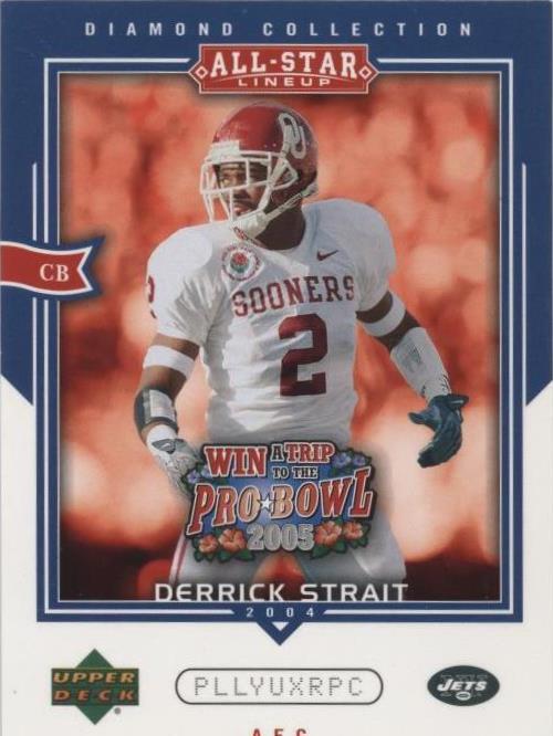 2004 Upper Deck Diamond Collection All-Star Lineup Derrick Strait #AS53
