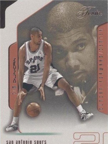2001-02 Flair - Tim Duncan #25