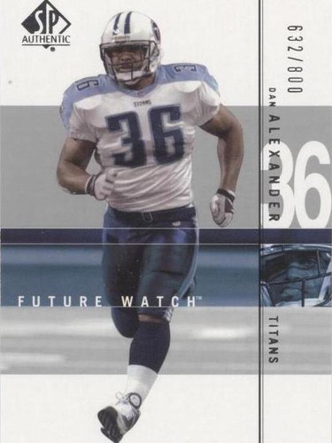 2001 SP Authentic Dan Alexander #188