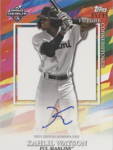 2022 Topps Pro Debut - Kahlil Watson #FC-KW