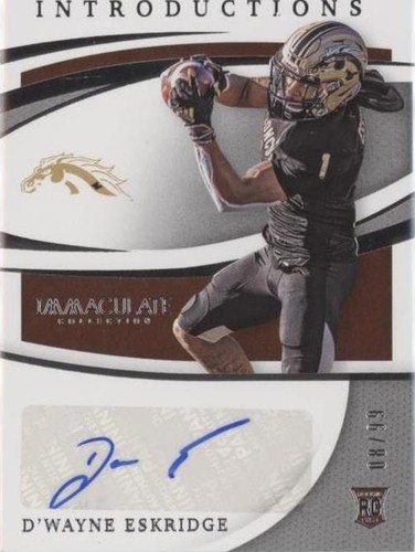 2021 Panini Immaculate Collection Collegiate D'Wayne Eskridge #IMI-DE