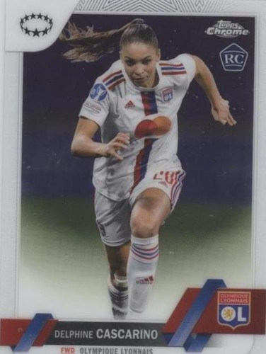 2022-23 Topps Chrome UEFA Women's Champions League Delphine Cascarino #36