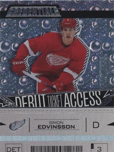 2023-24 Upper Deck Credentials - Simon Edvinsson #181