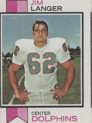 1973 Topps Jim Langer #341