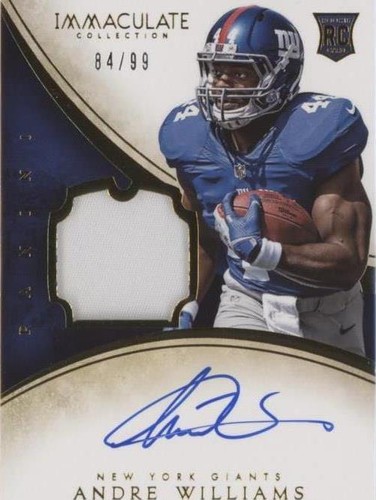 2014 Panini Immaculate Collection Andre Williams #132