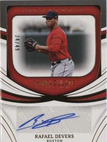 2022 Panini Immaculate Collection - Rafael Devers #IS-RD
