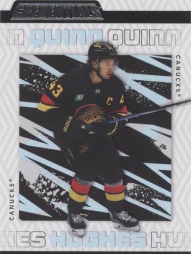 2023-24 Upper Deck Credentials - Quinn Hughes #91