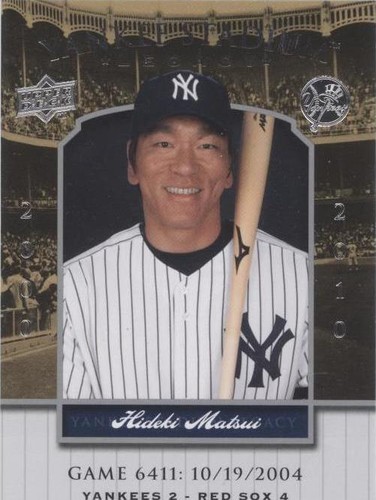 2008 Upper Deck - Hideki Matsui #YSL6411